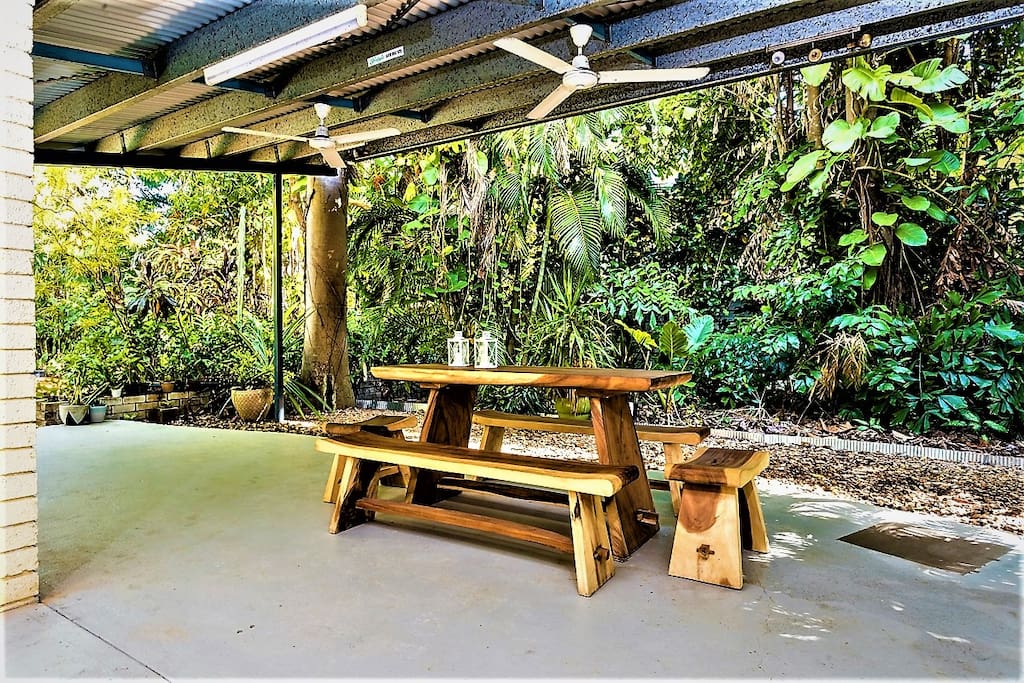 Fully Mature Tropical Garden