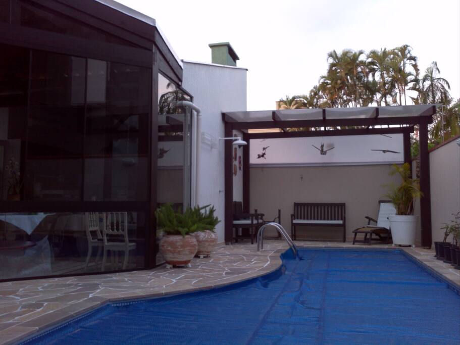 Piscina e àrea Zen da Pousada