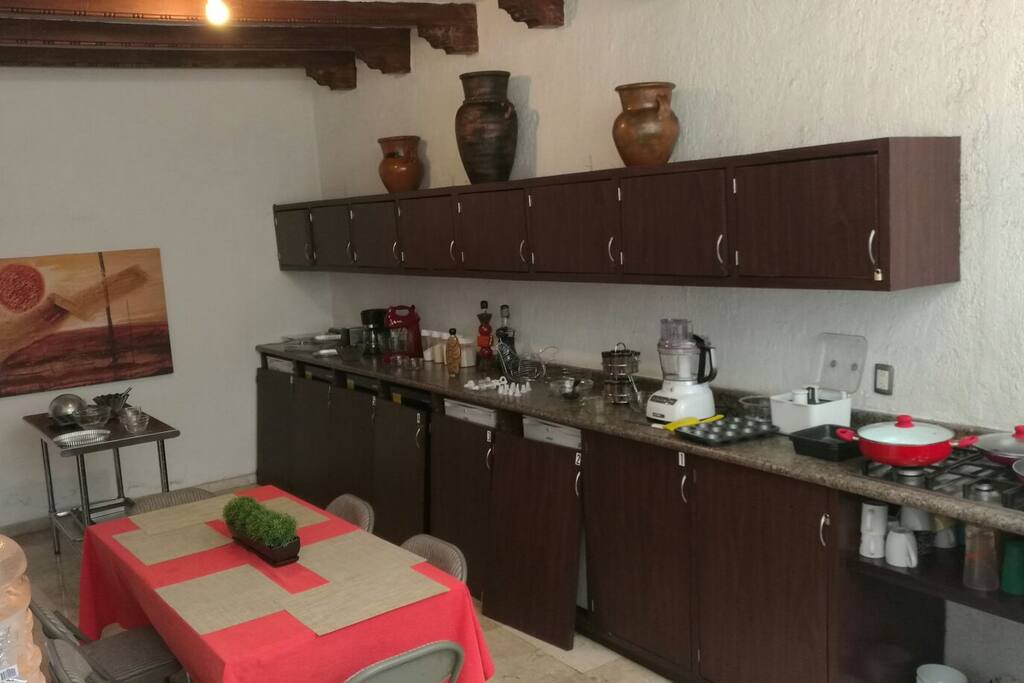 Cocina totalmente equipada para que prepares lo que quieras!!