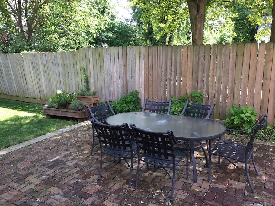 Backyard patio