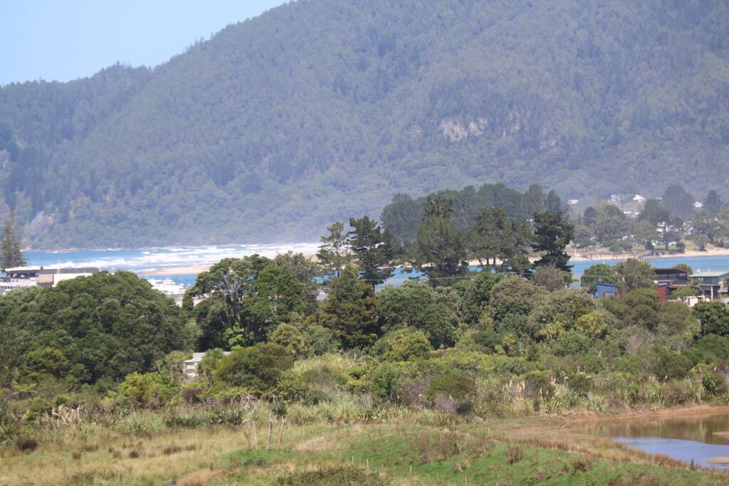 View includes Pauanui Beach
