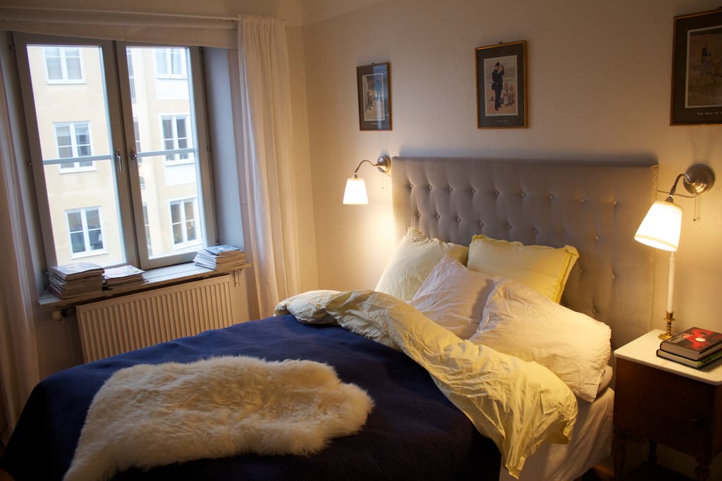 Master bedroom. Bed size 160cm