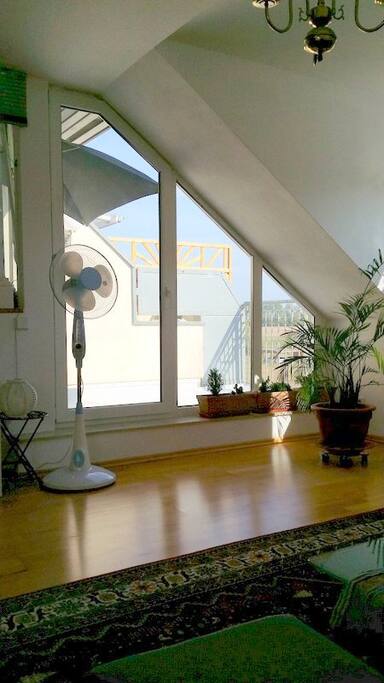 view of terrace from livingroom