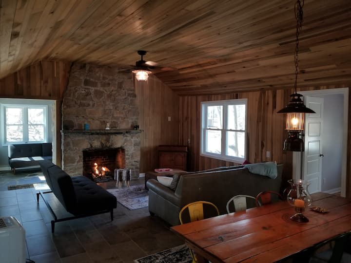 The Red Bull Inn Riverfront Cabins for Rent in Buckhannon, West