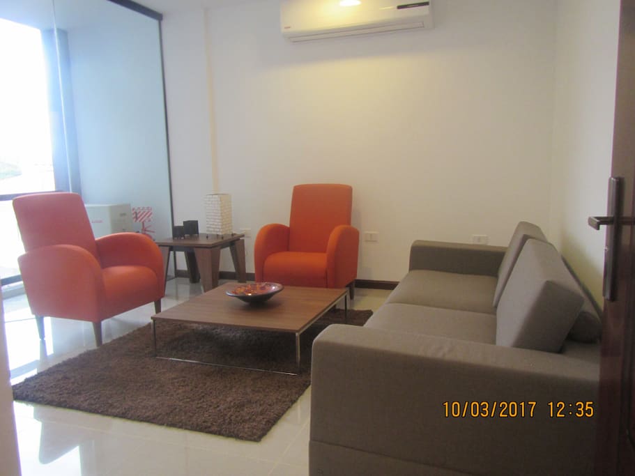 Sala con muebles importados USA alta gama