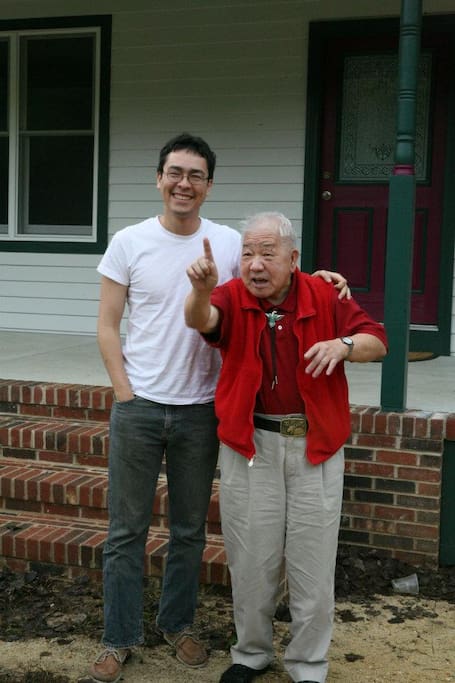 Grandpa's House! He got to see the renovation in 2011.