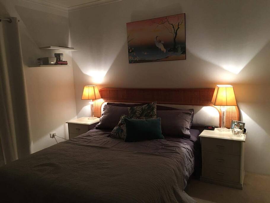 Main bedroom with queen bed