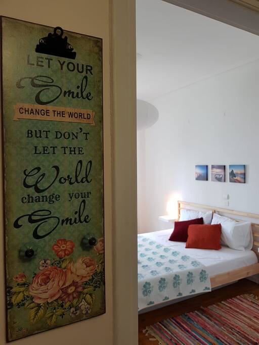 View of the bedroom from the living room