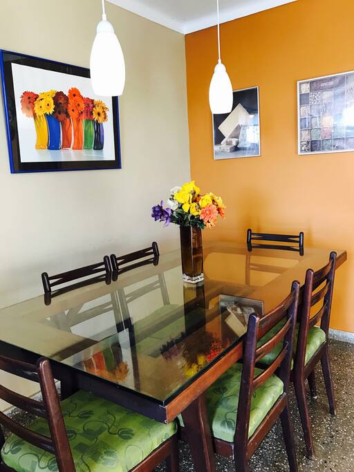 Comfortable dining area