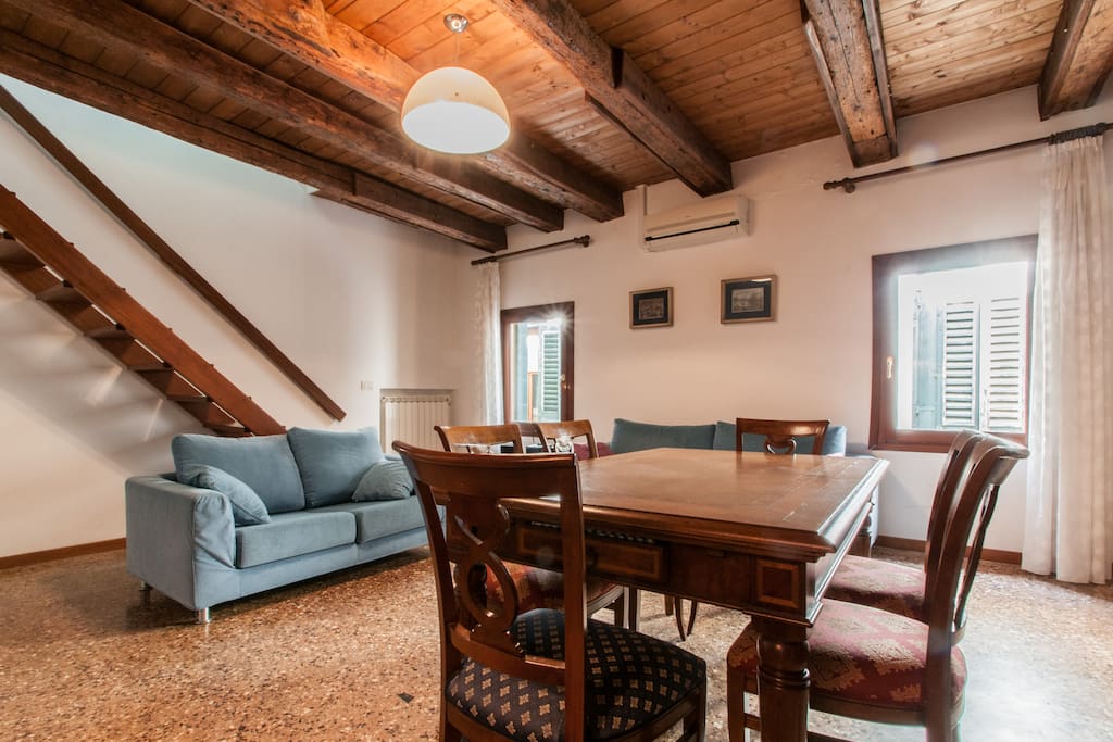 living and dining room