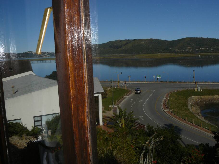 Stunning view from room 2 of the magical Knysna lagoon