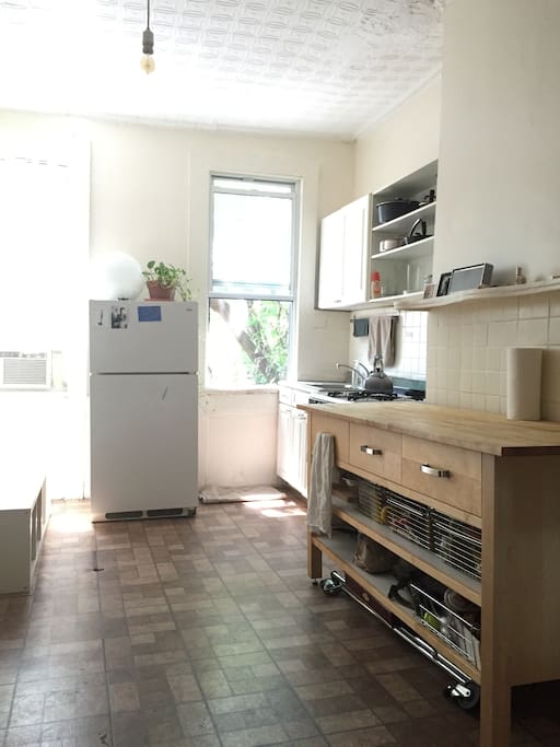 We rearranged our Kitchen but this is how lovely and bright it is in the day.