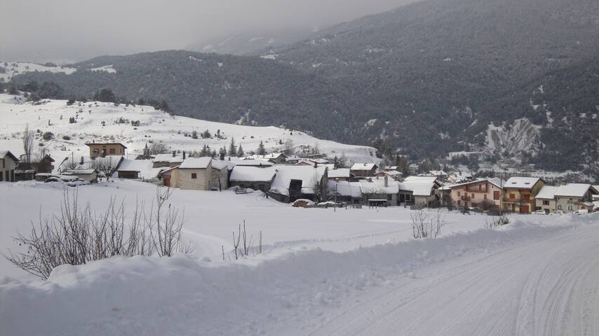 Studio in a typical village of Haute Maurienne