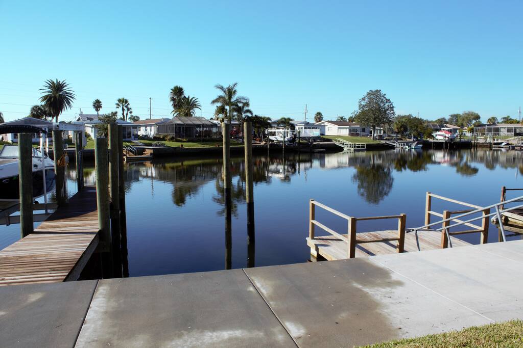 Fish from your own private dock.