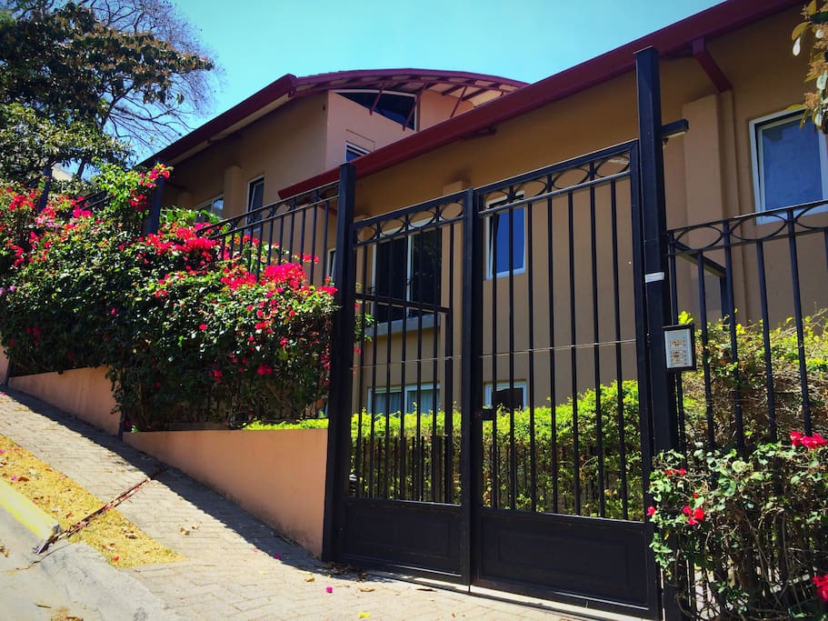 Front gated entrance with 24hr security
