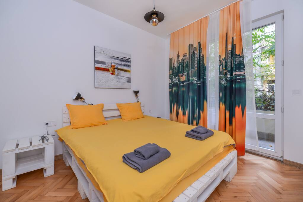 The master bedroom