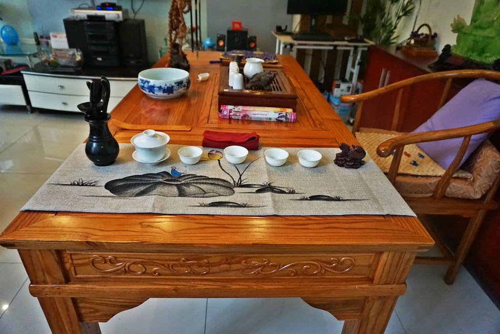 茶桌书法桌公用