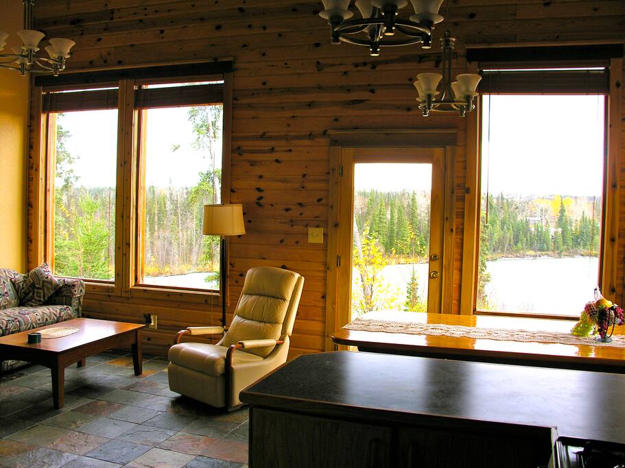 Great Room overlooking the Kasilof River
