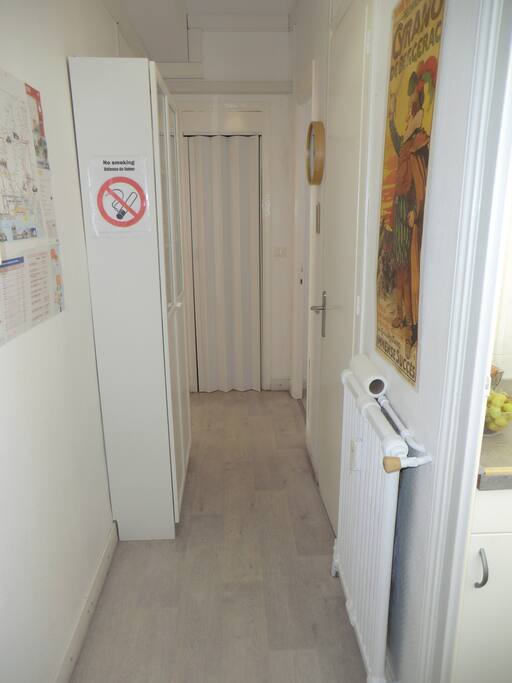 The corridor.