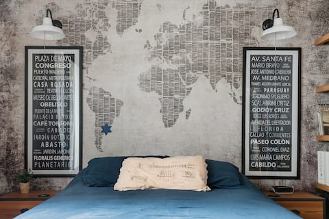Airbnb con mejor rendimiento: Lounge by the Rooftop Pool at this Modern Studio en San Telmo