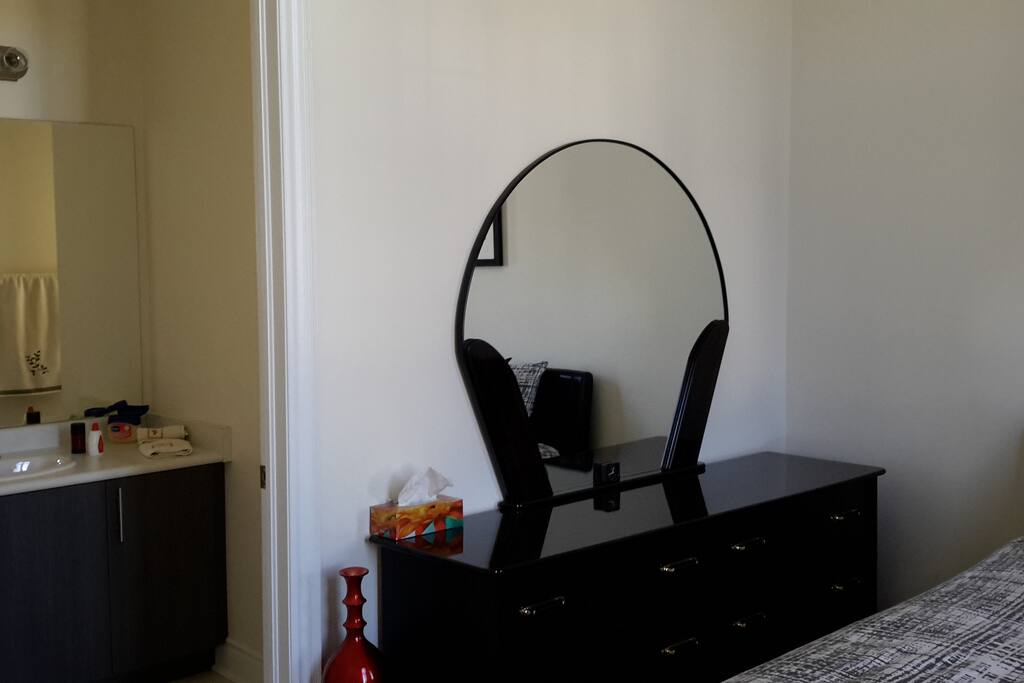 Use of dresser drawers available
