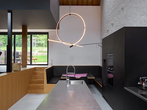 Double Kubik Farm - Contemporary Farm - Piscine