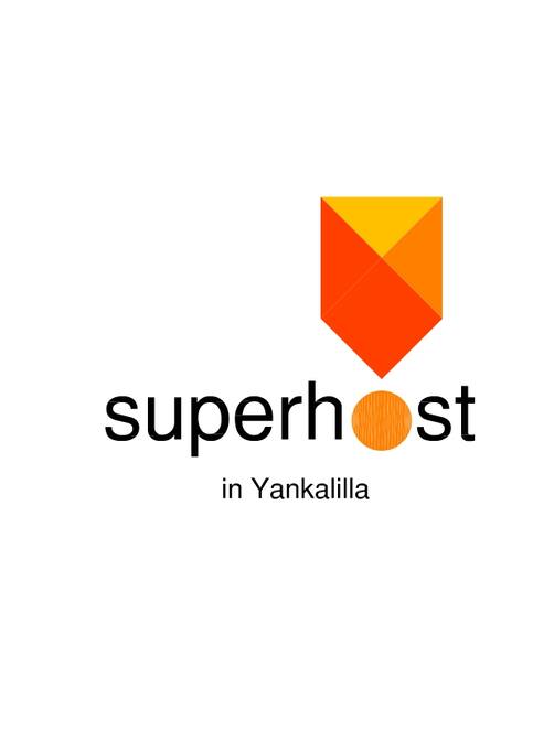 Awarded Superhost status by Air BnB