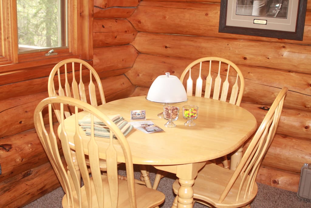 Comfortable dining area.
