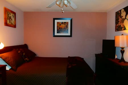 Clean/quiet NICE room & bath right by front door!