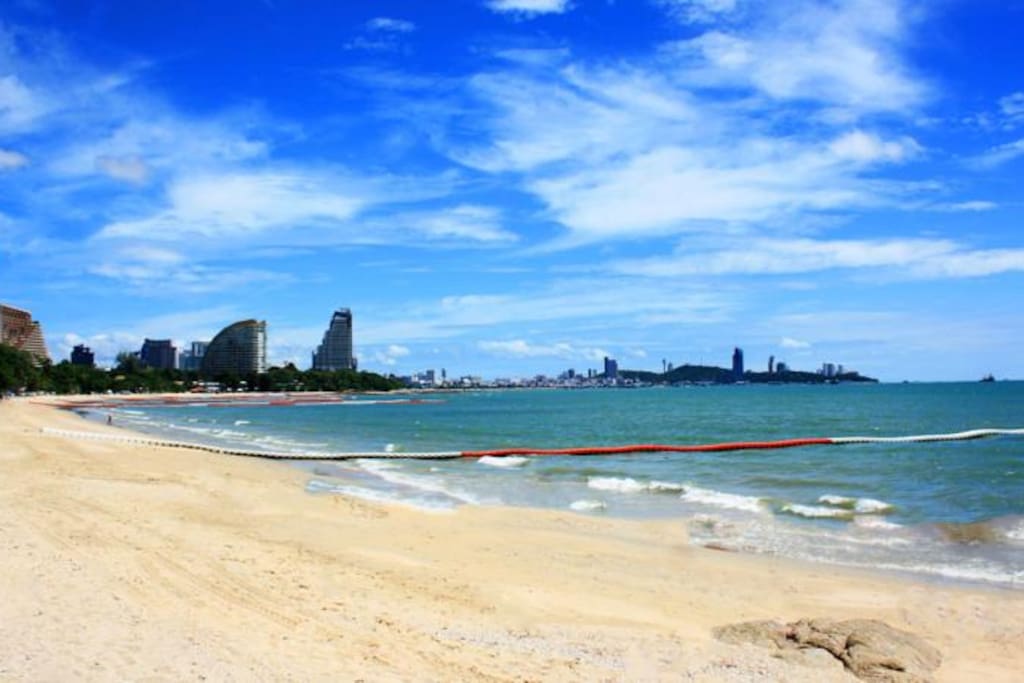 a fantastic clean golden sandy beach at your door step