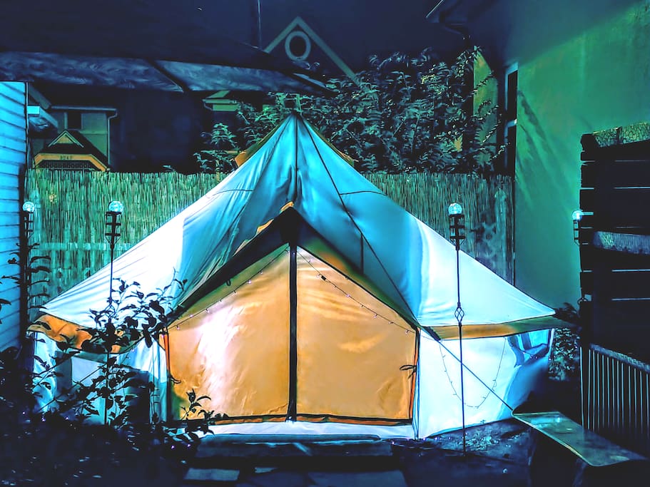 Majestic nights with ambience lighting included.