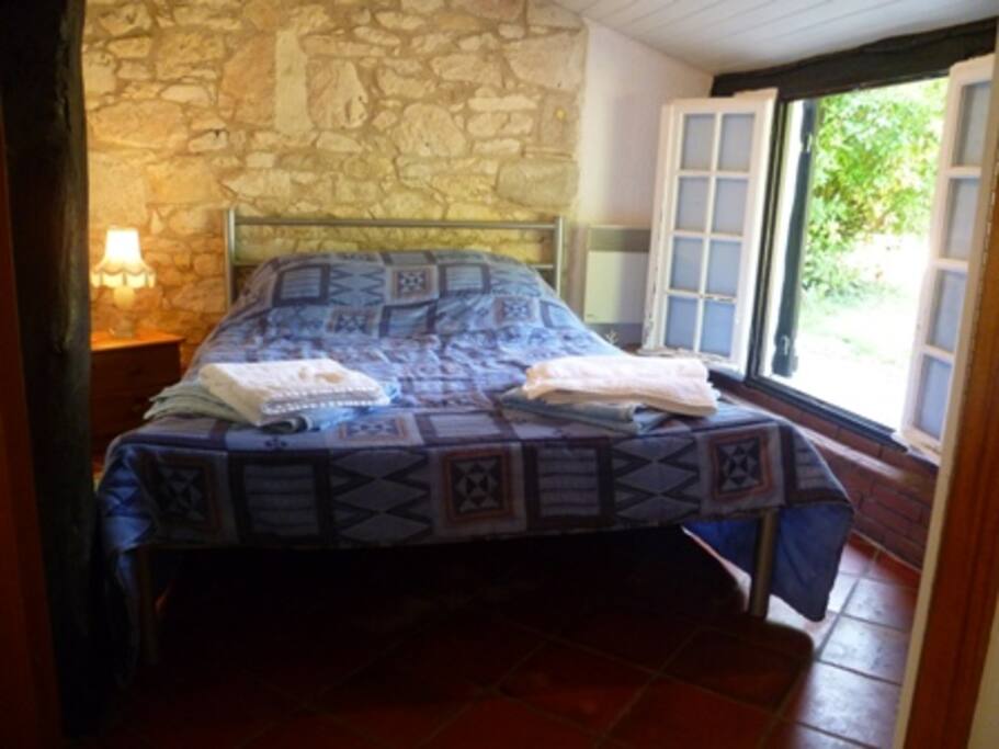 Bakery double bedroom, step out of bed in to the garden