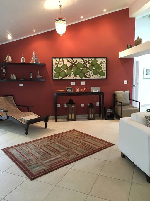 Sala com lareira