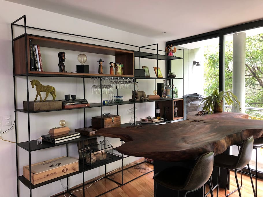 The bar