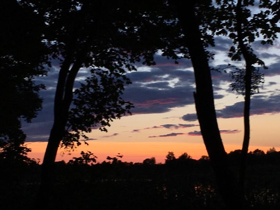 Wieczór nad Nogatem