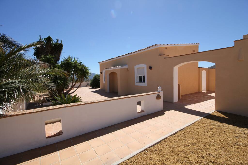 Cottage, courtyard and terrace