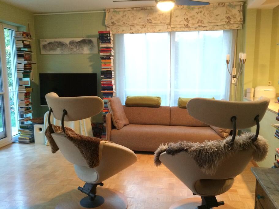 Wohnzimmer mit gemütlicher Sitzecke