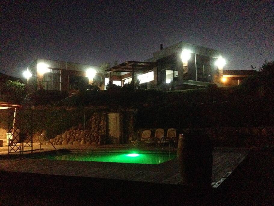 De noche...