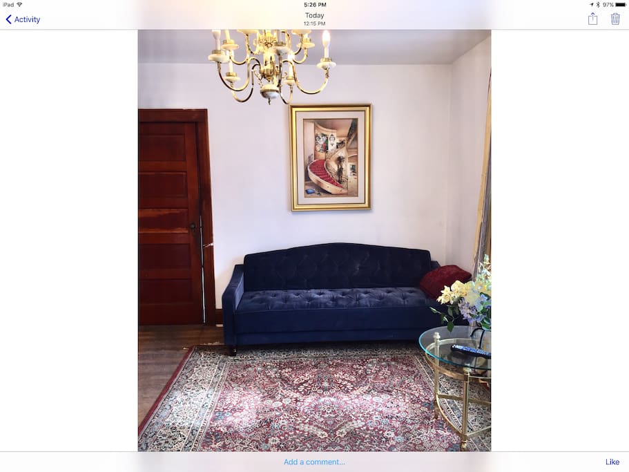 Living room sleeping sofa