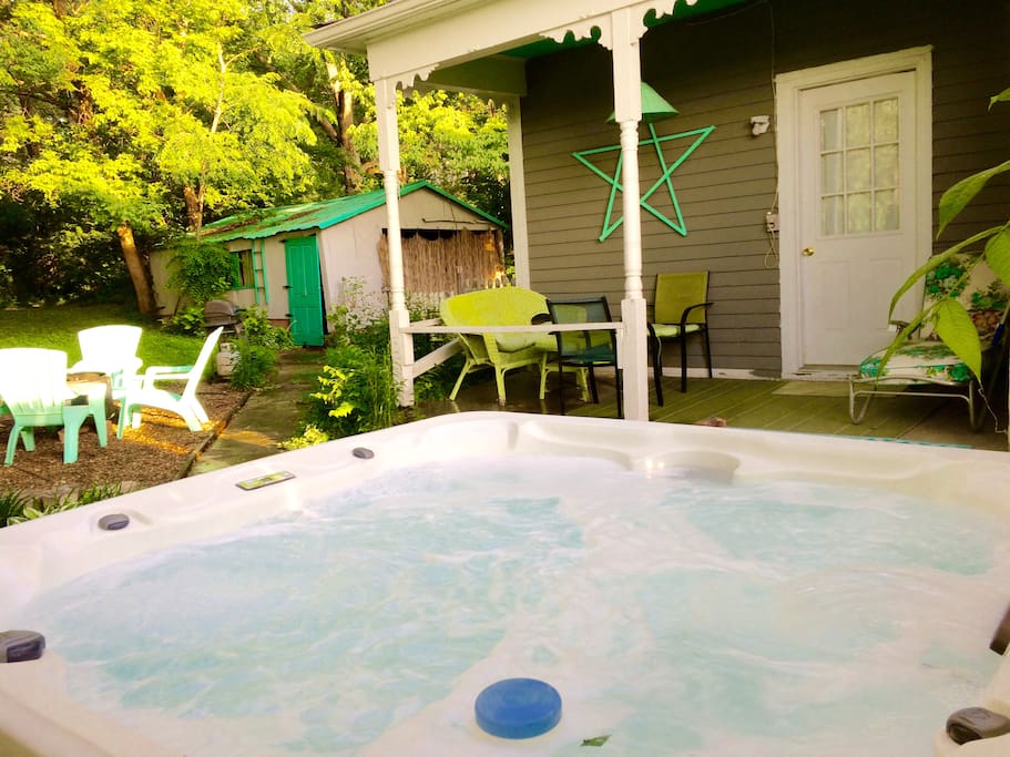 Are you ready to get wet? Our guest love our hot tub and of course the rest of the space too!