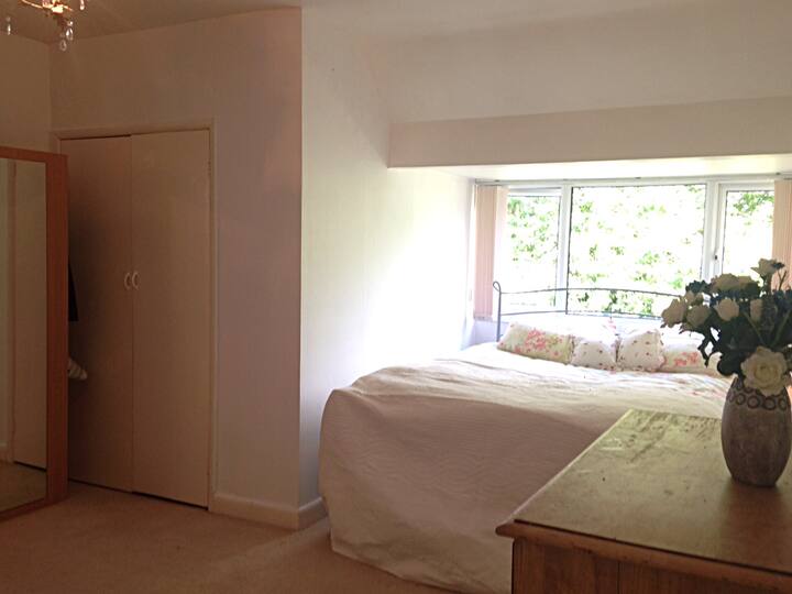 Главна спална соба со гардеробер и сопствен апартман.