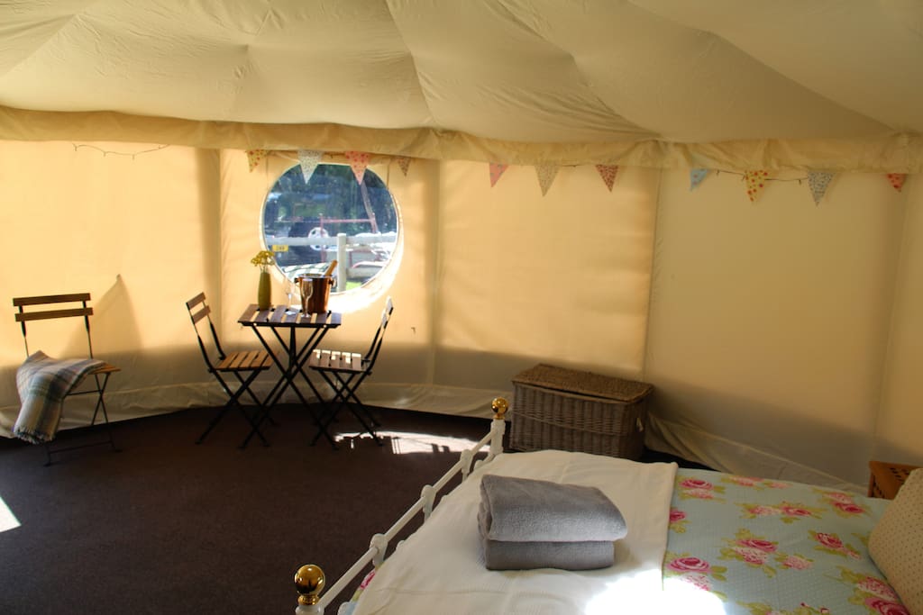 Spacious Yurt with all the luxury equipment.