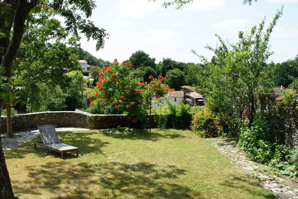 Jardin vu de la maison