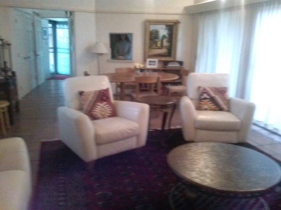 Full living and dining area