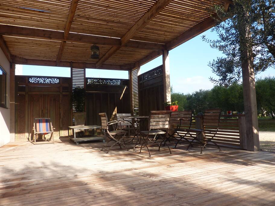 Terrasse couverte