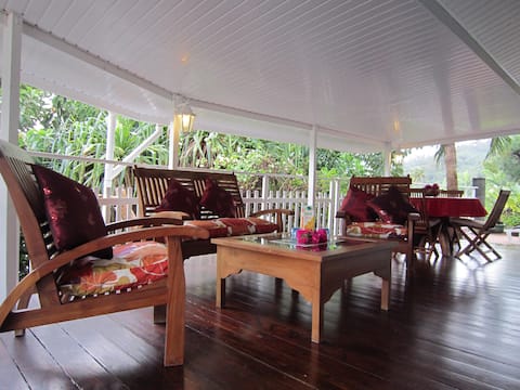 Bungalow Iti-climatisé-jolie vue lagon