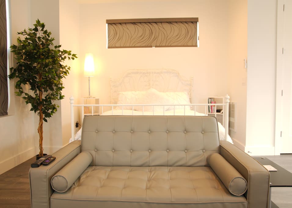 Comfy Bed and Loveseat