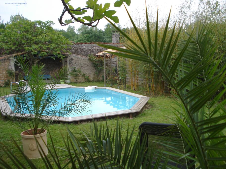 Piscine octogonale sécurisée et peu profonde 1,20 m