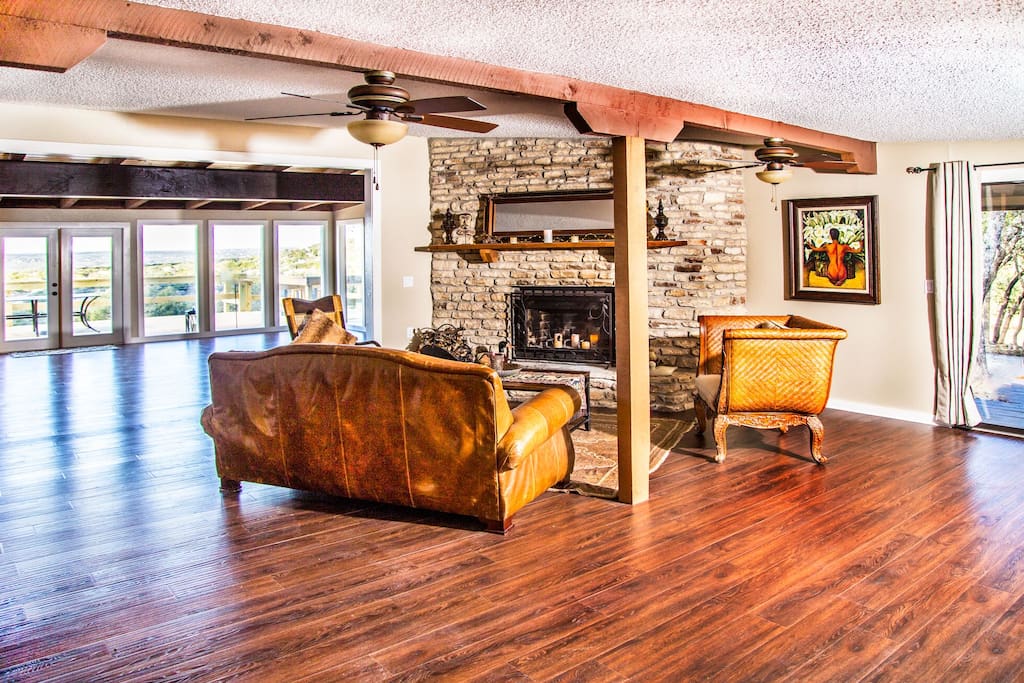 Living area with sofa bed in the Panorama Room