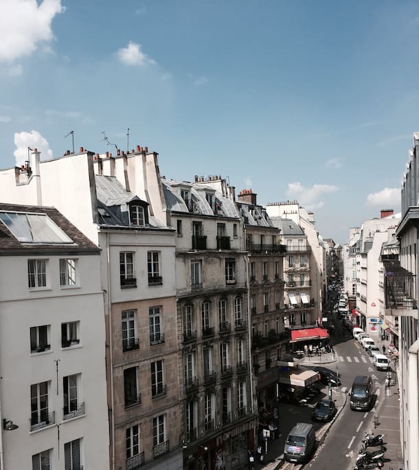 View from the balcony- vue depuis le balcon